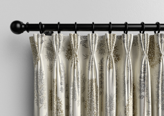 Coppice Faux Silk, Bronze - Made to Measure Curtain - Image 11